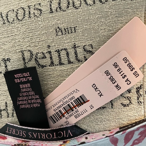 Victoria's Secret Satin Long Floral Slip/Dress Size XL NWT - Picture 5 of 6